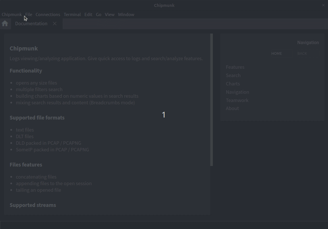 Plugins in Chipmunk UI